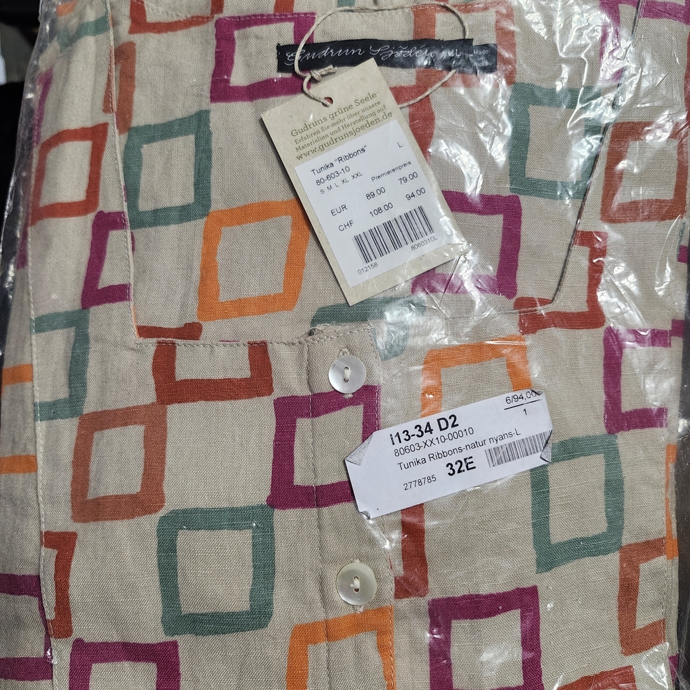 Gudrun Sjoden Multicolor Tunic with Geometric Design - Picture 4 of 5
